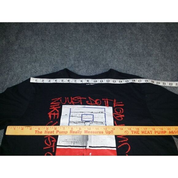 Nike Dri-Fit Just Do It Swoosh Basketball Tshirt Men Sz M Black Graphic Print - Picture 5 of 7